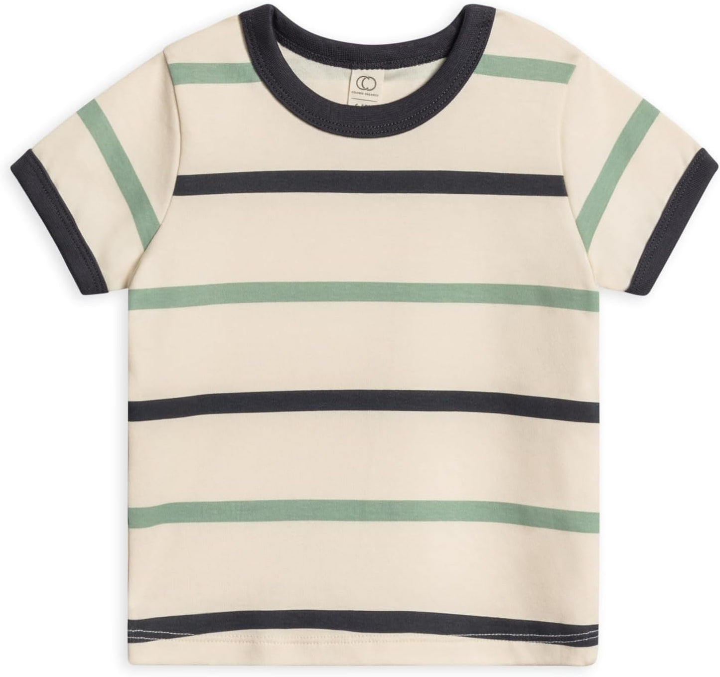 Colored Organics - Organic Cotton Toddler Short Sleeve Shirts - Baby Toddler and Kids Tops - Girls and Boys Tees