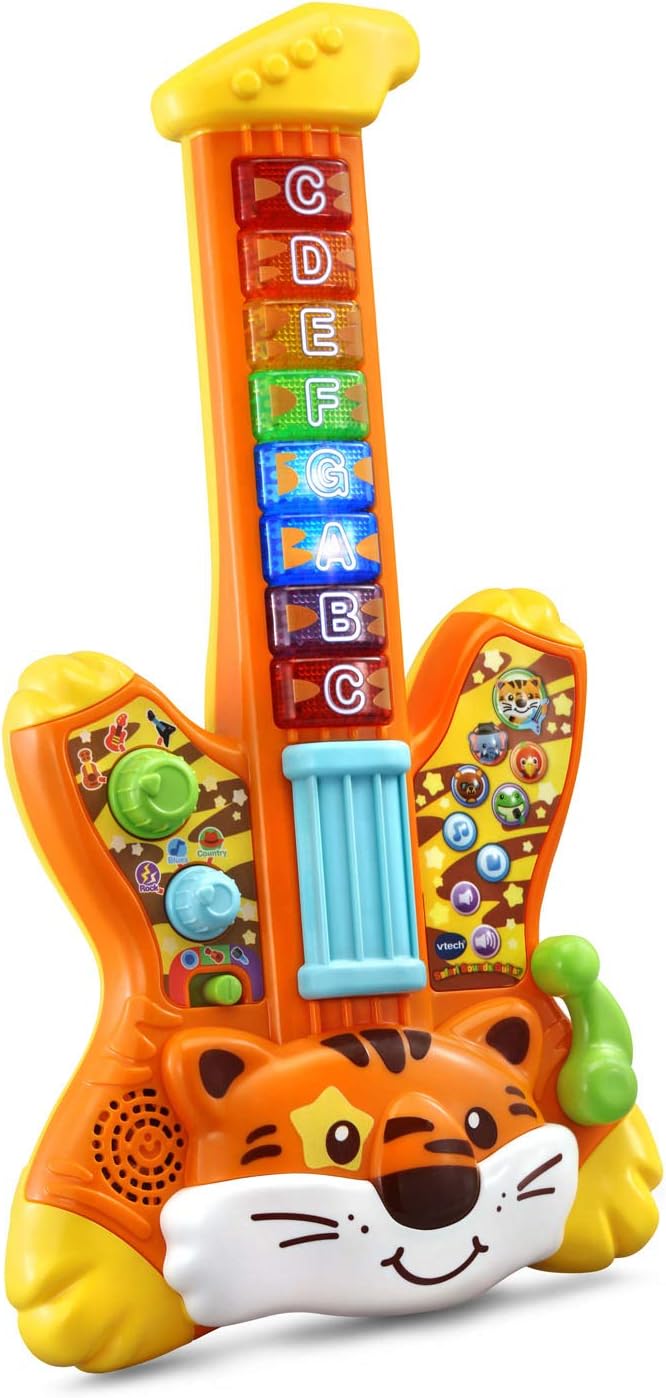 VTech Zoo Jamz Tiger Rock Guitar, Orange