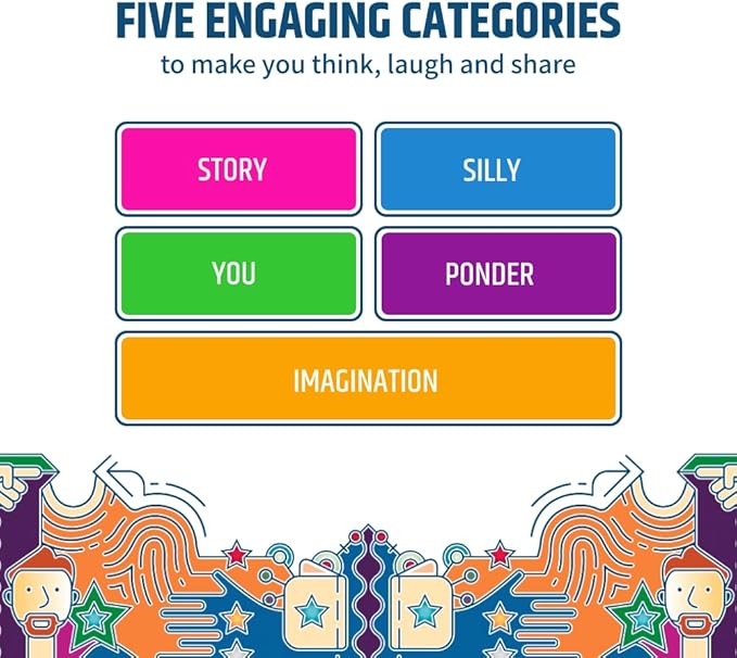 Hypothetically Fun - an Icebreaker Card Game, 350 Thought-Provoking Questions for Deeper Connections & Endless Laughs - Perfect for Game Night & Gatherings, Ages 14+