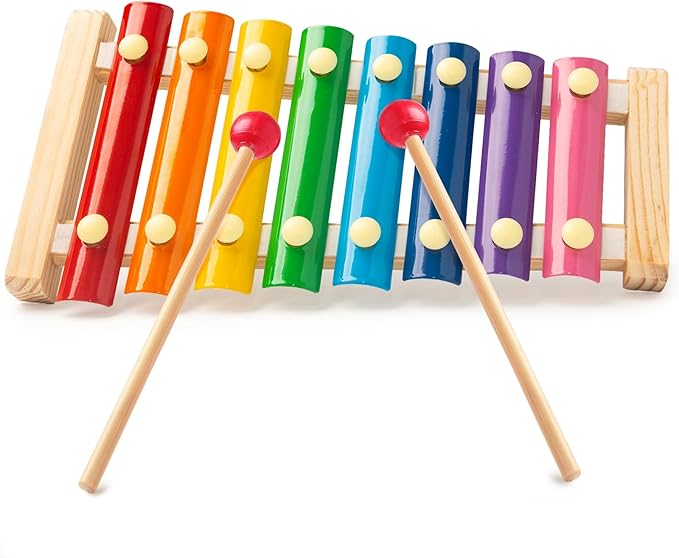 MCPINKY Xylophone for Kids, Xylophone Musical Toy with Child Safe Mallets Educational Musical Instruments Toy for Toddlers
