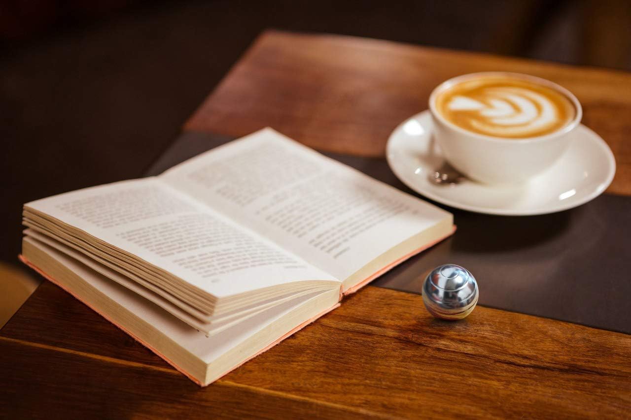 Kinetic Desk Toys,Full Body Optical Illusion Fidget Spinner Ball,Gifts for Men,Women,Kids Size 1.58"