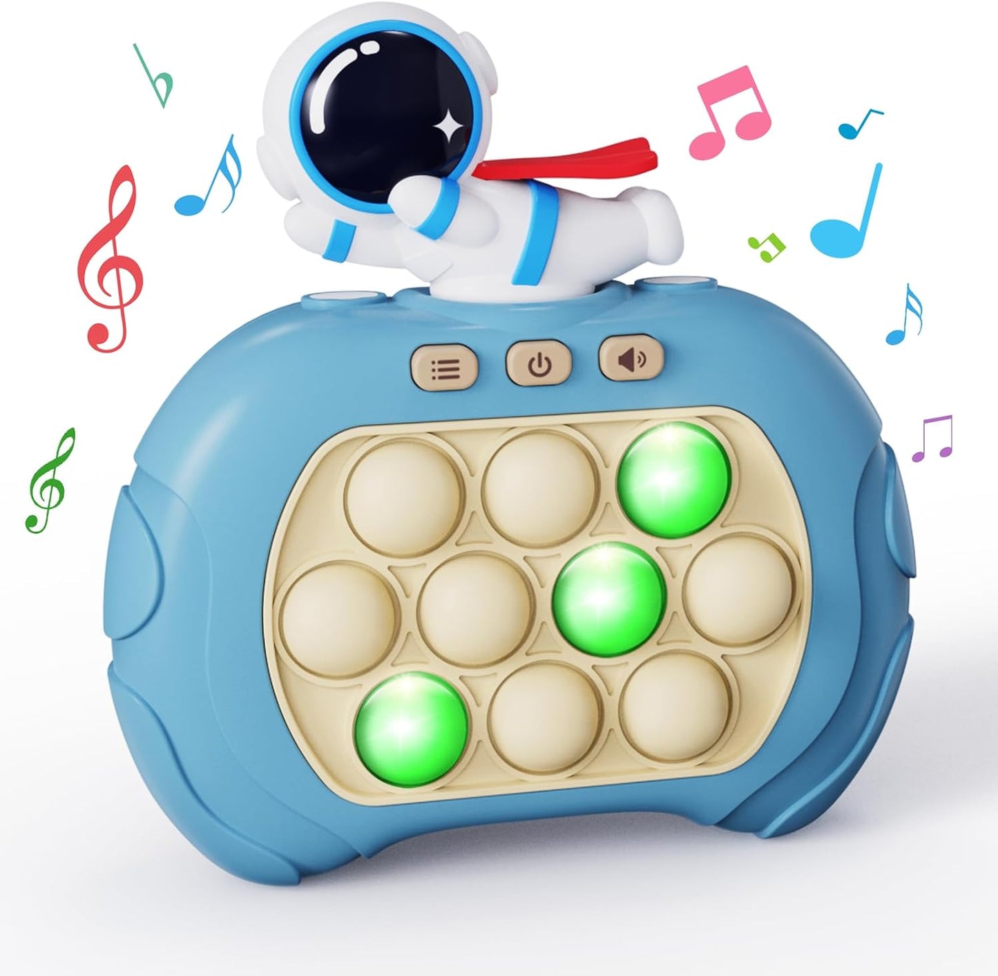 Fidget Toys Light Up Game, Handheld Games for Kids, Quick Push Bubbles Game Console, Autism Sensory Toys Birthday Gifts for Old Boys Girls Kids Teens