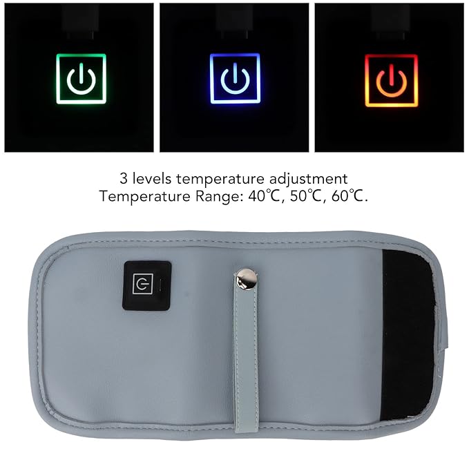 Baby Bottle Warmer, Portable Bottle Warmer USB Charging Easy to Operate Milk Warmer Baby Bottle Keep Warmer for Car Tavel, Lightweight Portable Bottle Warmer for Outdoor Traveling, Driving