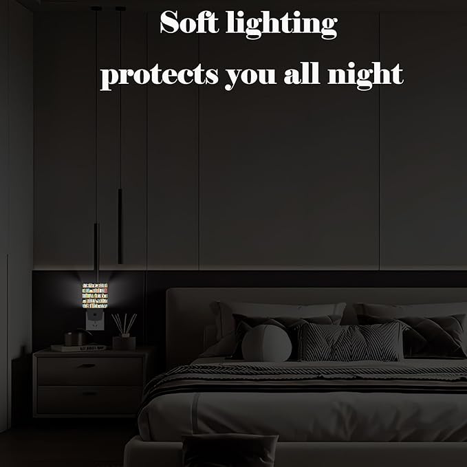 Bookshelves Full of Books Night Light,Plug-in Night Lights with Dusk to Dawn Sensor for Stairway,Hallway,Bedroom Sleep Friendly Ideal for Women/Girls/Boys Gift,0.5w