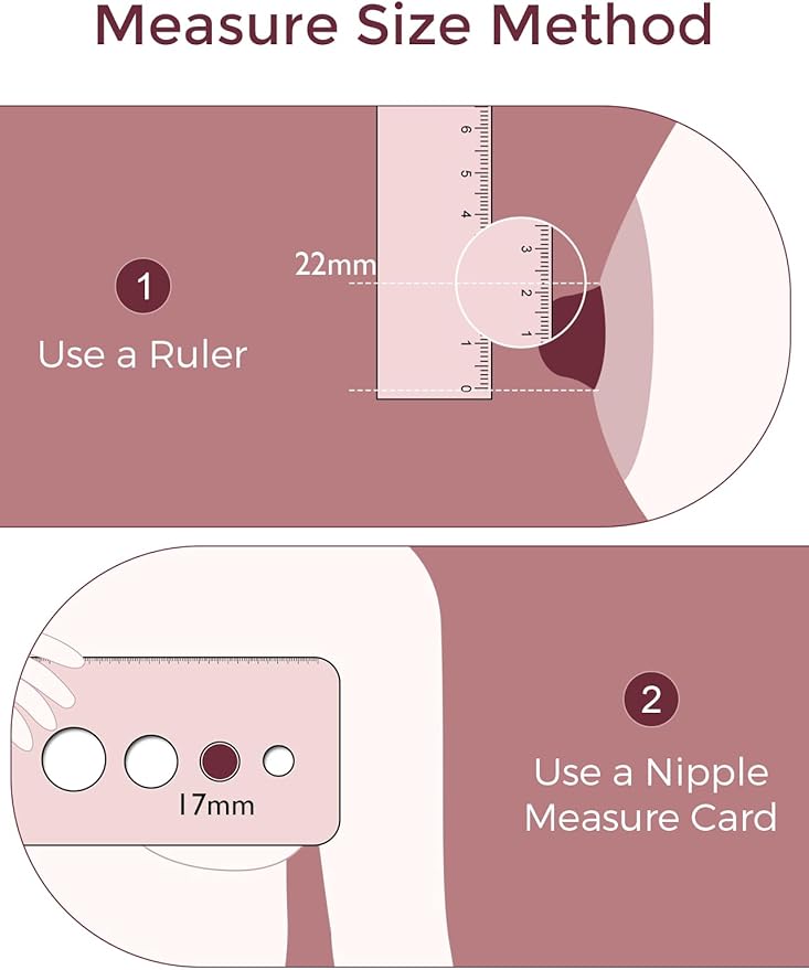 Momcozy Mobile Style | M6 21 mm Flange Insert, Original Mobile Style | M6 Breast Pump Replacement Accessories, 1PC (21mm)