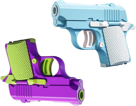 2024 New 1911 Model Radish Fun and Safe Toys,Fidget Toys Suitable for Relieving ADHD and Anxiety,Stress Relief Funny Toys for Adults,The Fun Gift for Adults and Kids (Blue&Purple / 2 PCS Pack)