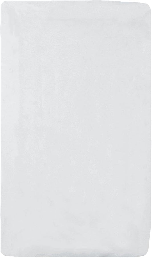 American Baby Company 100% Natural Cotton Fitted Cradle/Bassinet Sheet 36" x 18" - Soft, Breathable & Hypoallergenic Bed Sheet, White, Neutral for Boys & Girls