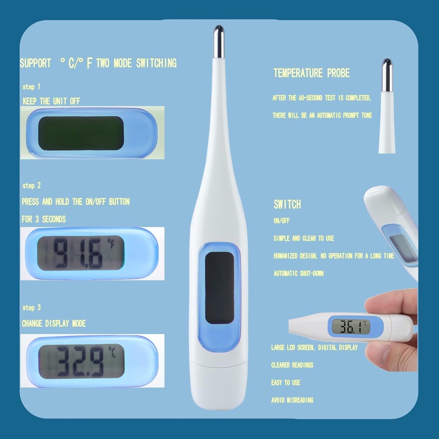 Baby Grooming Kit, Baby Essentials for Newborns, Portable Baby Care Kit, Contains Baby Nail Clippers, Baby Comb, Baby Brush, Baby Ear Wax Removal Tool and More (10 in 1) (Blue)