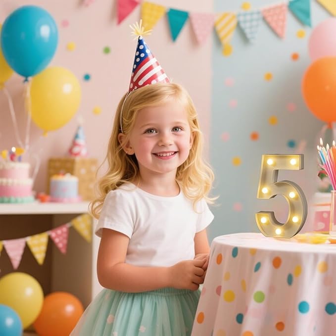 Foaky Rechargeable LED Letter Lights Sign Marquee Light Up Letters Sign for Night Light Wedding/Birthday Party Christmas Lamp Home Bar Decoration (5)