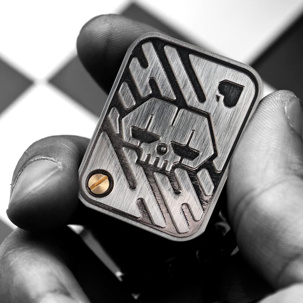 STONESTAR Fidget Toys Pack - Magnetic Metal Fidget Slider Haptic Coin Collection, EDC Fidget Toy for Adults, Helps Relieve ADHD/Anxiety/Stress (Silver)