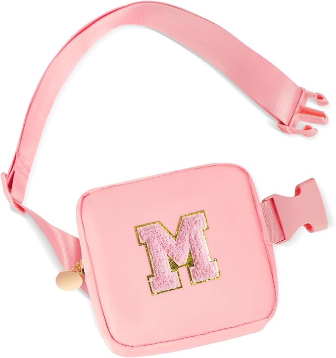 Birthday Gifts for 2 3 4 5 6 7 8 9 10 11 Year Old Girls - Mini Fanny Pack Cute Crossbody Bag Belt Bag Trendy Stuff,Graduation Gifts for Girls Teens Kids Daughter Sister Her - Peach,M