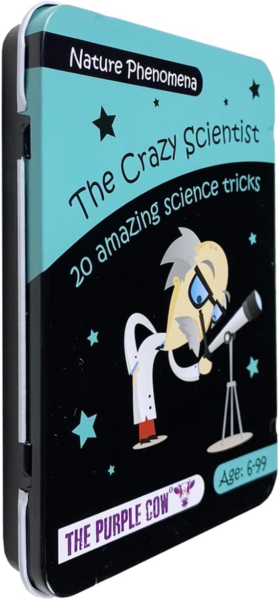 The Purple Cow, The Crazy Scientist- 'Nature Phenomena', Science Activity Card Set for Girls and Boys, Ages 6 and Older, Instructions Inside – Amazing STEM Learning