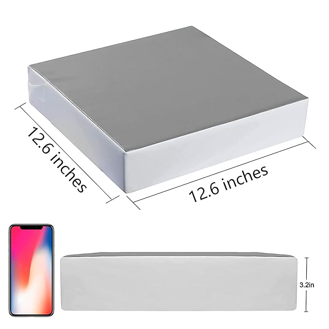 Toddler Booster Seat Dining, PU Washable 2 Straps Safety Buckle Kids Booster Seat for Dining Table, Portable Travel Increasing Cushion…