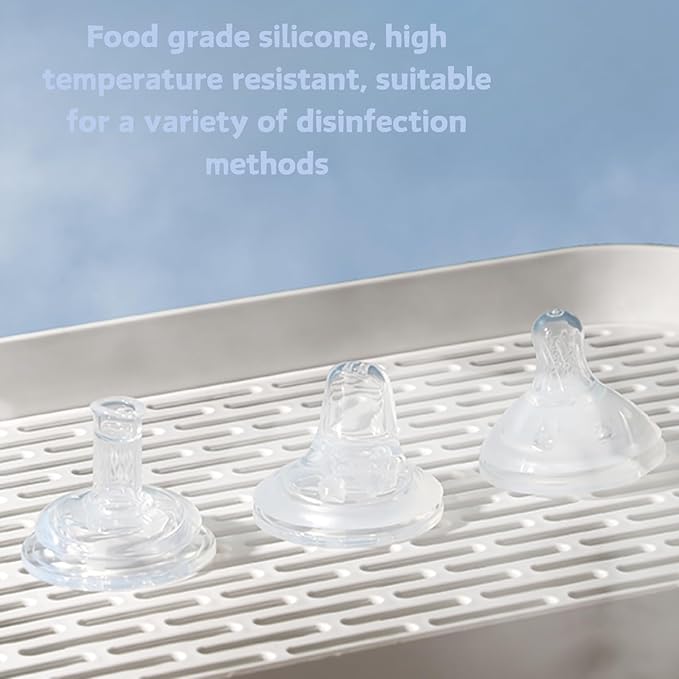 4Pack Replacement Silicone Spout Compatible with NUK Activity and Learner Cups, Nipple Replacement Spouts Leak-Proof, BPA-Free, Easy to Clean, Easy Transition from Bottle to Cup