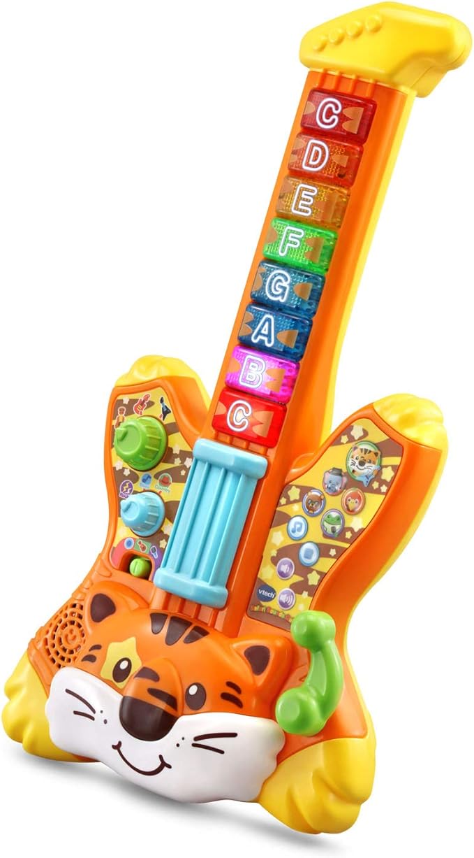 VTech Zoo Jamz Tiger Rock Guitar, Orange