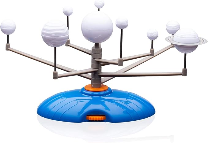 AmScope Kids Solar System Planetarium – Build-It and Paint-It DIY STEM Science Kit with Paint and Brush