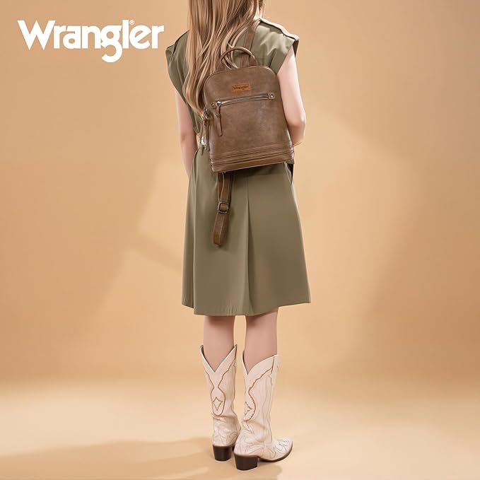 Montana West Wrangler Backpack Purse for Women Medium Ladies Bookbag Travel Daypacks Bags