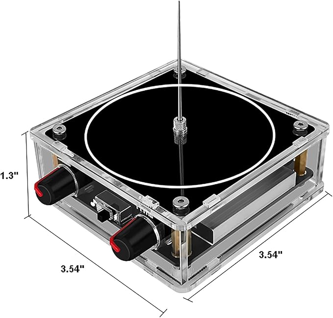 Music Tesla Coil Touchable Artificial Lightning Arc Plasma Loudspeaker Desktop Toy Electric Power Transmission Science Teaching Experiment Model