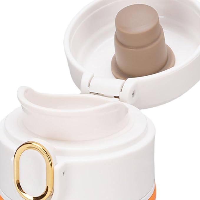 Portable Milk Warmer with LED Display, 11.83 fl oz, 98.6°F to 131°F Temperature Adjustment, for Formula and Breastmilk, for Travel and On-The-Go Use