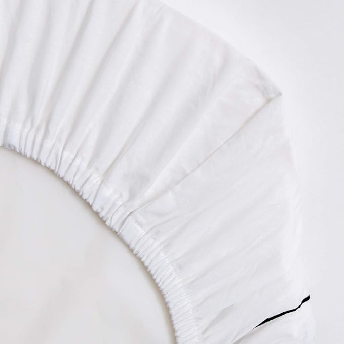 JumpOff Jo - Fitted Bassinet Sheet, Soft Cotton Flexible Fit Sheet for Oval, Rectangle, and Hourglass Standard Sized Mattresses, 16 in. x 32 in. - Moonlight Mermaid