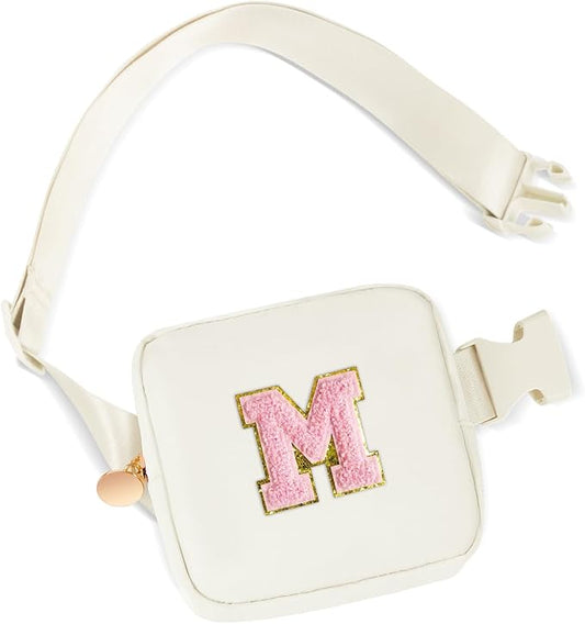 Birthday Gifts for 2 3 4 5 6 7 8 9 10 11 Year Old Girls - Mini Fanny Pack Cute Crossbody Bag Belt Bag Trendy Stuff,Graduation Gifts for Girls Teens Kids Daughter Sister Her - Cream,M