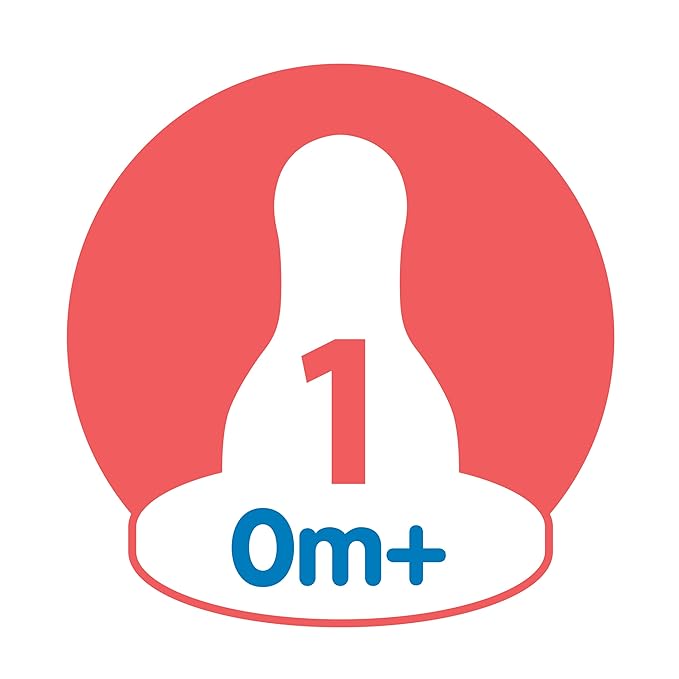 Dr. Brown's Natural Flow Anti-Colic Options+ Narrow Baby Bottles 4 oz/120 mL, with Level 1 Slow Flow Nipple, 3 Pack, 0m+ Blue