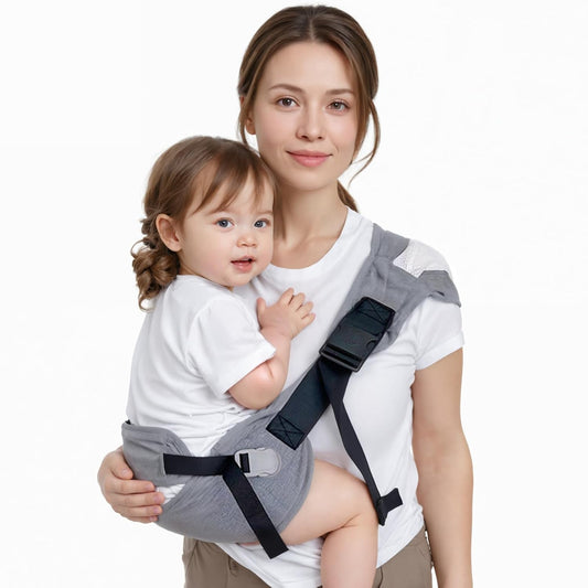 Baby Carrier Newborn to Toddler-Adjustable Baby Sling Carrier,Toddler Carrier for 25-60lbs,Comfortable to Baby Sling for Hands-Free Carrying (Gray)