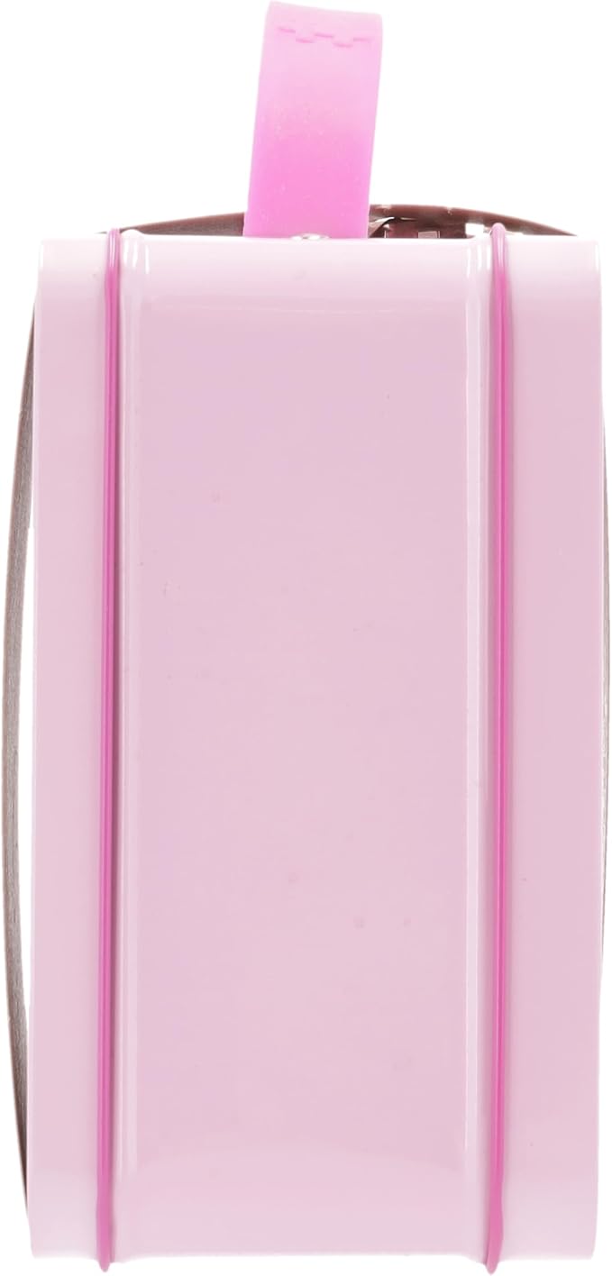 PLUS PLUS Building Set with Metal Suitcase, Open Ended Stem Toy for Toddlers and Preschool, 70 Big Pastel Interlocking Pieces