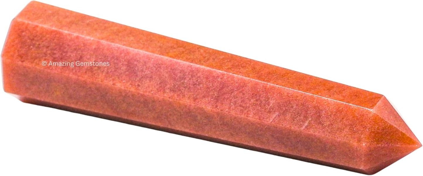 Amazing Gemstone Chocolate Jasper Crystal Towers - Natural Healing Crystal Point Obelisk for Reiki Healing and Crystal Grid (3 Inch)