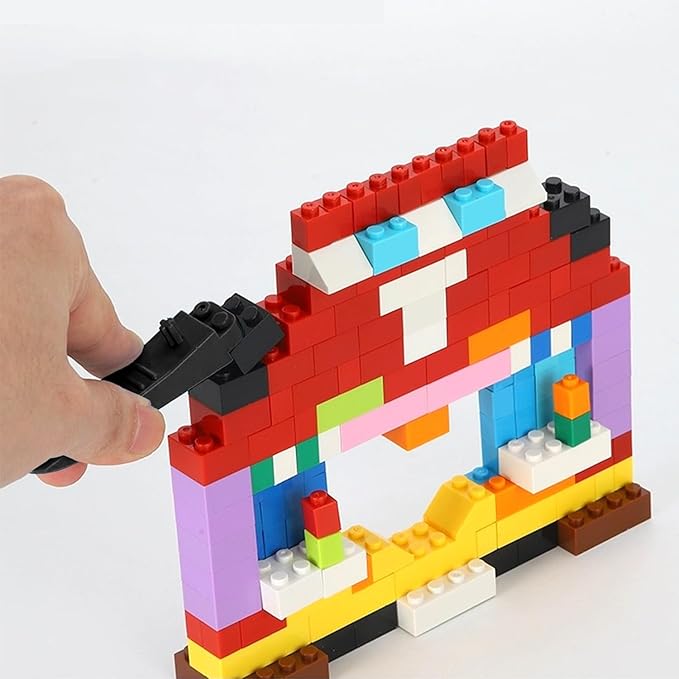 1500 Pieces Classic Building Bricks in 8 Popular Colors and 12 Mixed Shapes, Creative Small Building Blocks Set Learning Educational Toy Gift for Kids, Compatible with All Major Brands