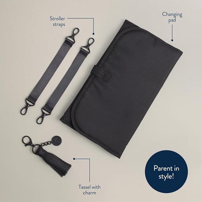 Itzy Ritzy Diaper Bag Backpack – Large Capacity Boss Plus Baby Backpack Diaper Bag Featuring 19 Pockets, Changing Pad, Stroller Clips, and Comfortable Straps (Outlaw)