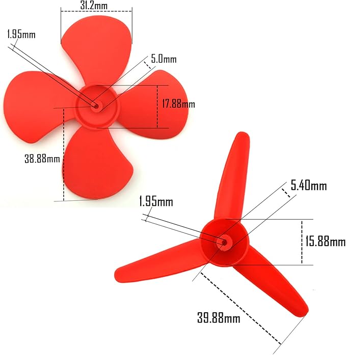 EUDAX 6 Set Rectangular Mini Electric 1.5-3V 24000RPM DC Motor with 84 Pcs Plastic Gears,Electronic Wire, 2 x AA Battery Holder,Boat Rocker Switch,Shaft Propeller for DIY Science Projects