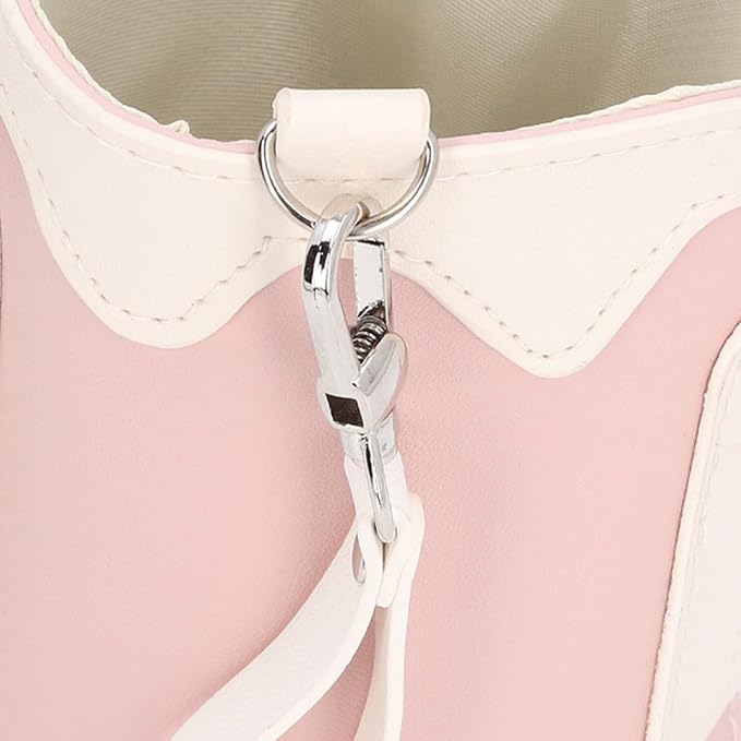 ANGGREK Milk Warmer Cover, Portable Bottle Warmer Digital Display 21 Gears Temp Adjustable Rechargeable for Home (Pink)