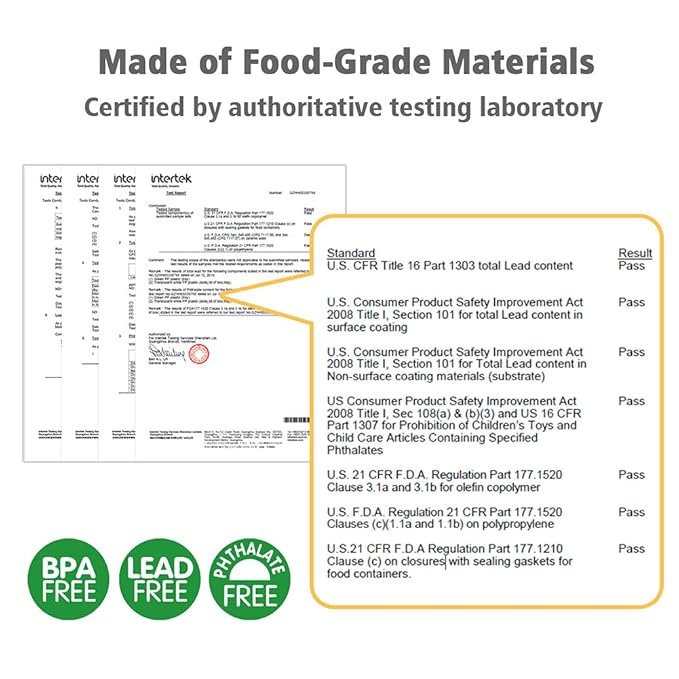 Matyz Glass Breastmilk Baby Feeding Bottle with Nipple, 2 Pack, 8 oz Slim and Light Bottle Easy to Hold, Food Grade Borosilicate Glass, Wide Neck Easy to Clean, No BPA (Blue Lids)