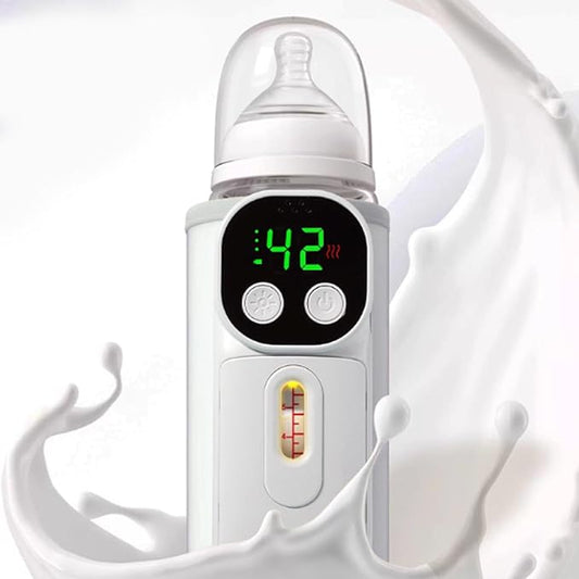 VBESTLIFE Portable Bottle Warmer for Travel, Fast Warming Comfortable Baby Feeding On The Go, Constant Temperature Milk Warming for Home Outdoor