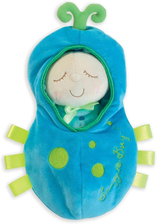 Manhattan Toy Snuggle Pod Snuggle Bug First Baby Doll with Cozy Sleep Sack for Ages 6 Months and Up