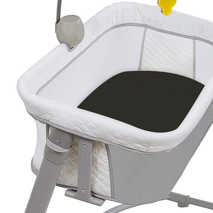 CaSaJa 3 Pack Bassinet Sheet Set, Silky Soft Handfeel with Comfy Napping Surface for Baby Skin, Flexible Fits Various Kinds of Cradle and Bessinet Mattresses Up to 15" x 30", Navy + Black + Grey