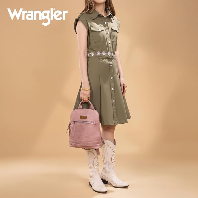 Montana West Wrangler Backpack Purse for Women Medium Ladies Bookbag Travel Daypacks Bags