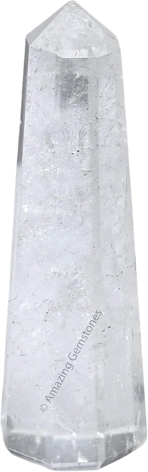 Amazing Gemstone Clear Quartz Crystal Towers ~ Natural Healing Crystal Point Obelisk for Reiki Healing and Crystal Grid (2 to 3 INCH)
