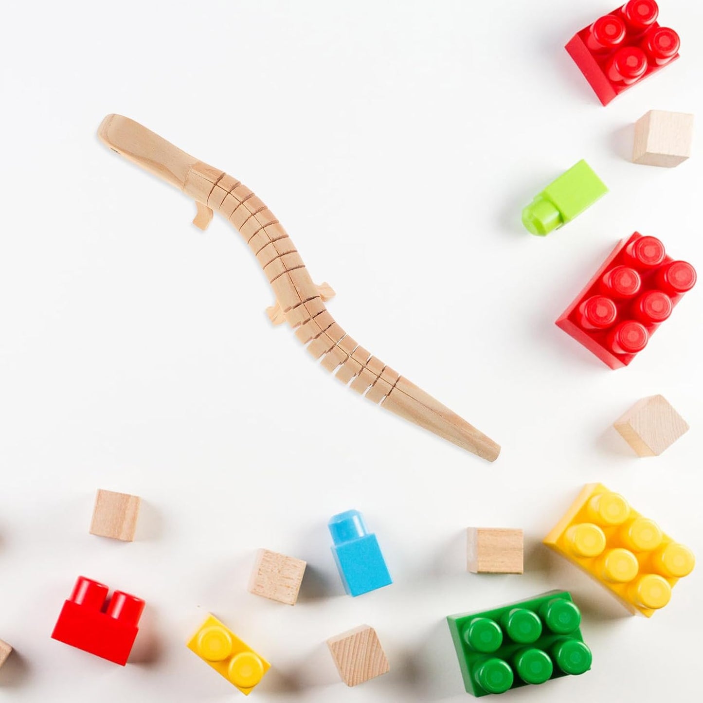 TOYANDONA 25 Pcs Wooden Wiggly Toy Wiggly Animals Toy Wood Lizard Toy Wooden DIY Lizard Toy Wood Wiggle Lizard Wood Crafts Toys Lizard Dol Kid Toys Realistic Wood Lizard Baby Blank Child