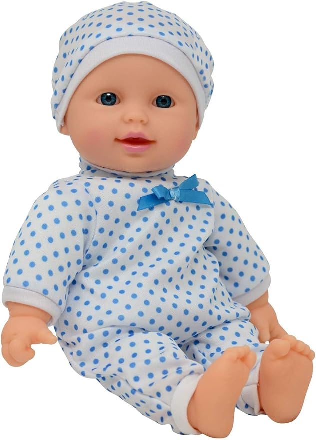 11 inch Soft Body Boy Baby Doll in Gift Box - Doll Pacifier Included -Toy Dolls for Boys and Toddlers