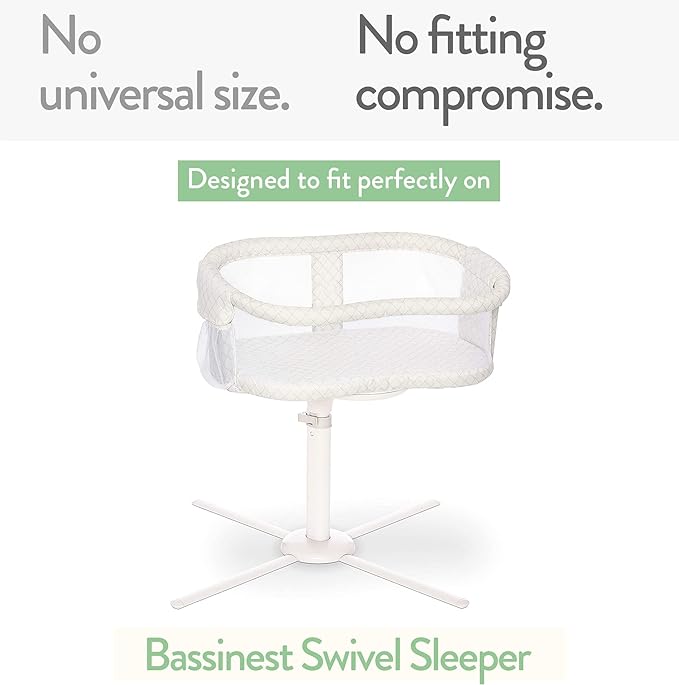 Bassinet Fitted Sheets for Halo Bassinest Swivel Sleeper Mattress – Snuggly Soft 100% Jersey Cotton – 2 Pack