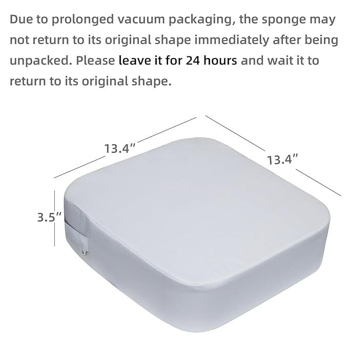 Toddler Booster Seat for Dining Table, Portable Kids Booster Seat with Safety Buckles Portable Increasing Booster Cushion with Non-Slip Bottom (Light Gray)