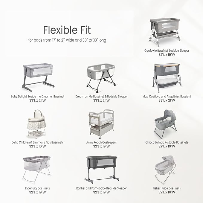 lulumoon Muslin Bassinet Sheets Baby: Cotton Bedside Sleeper Bassinet Sheets Fitted for Boys and Girls