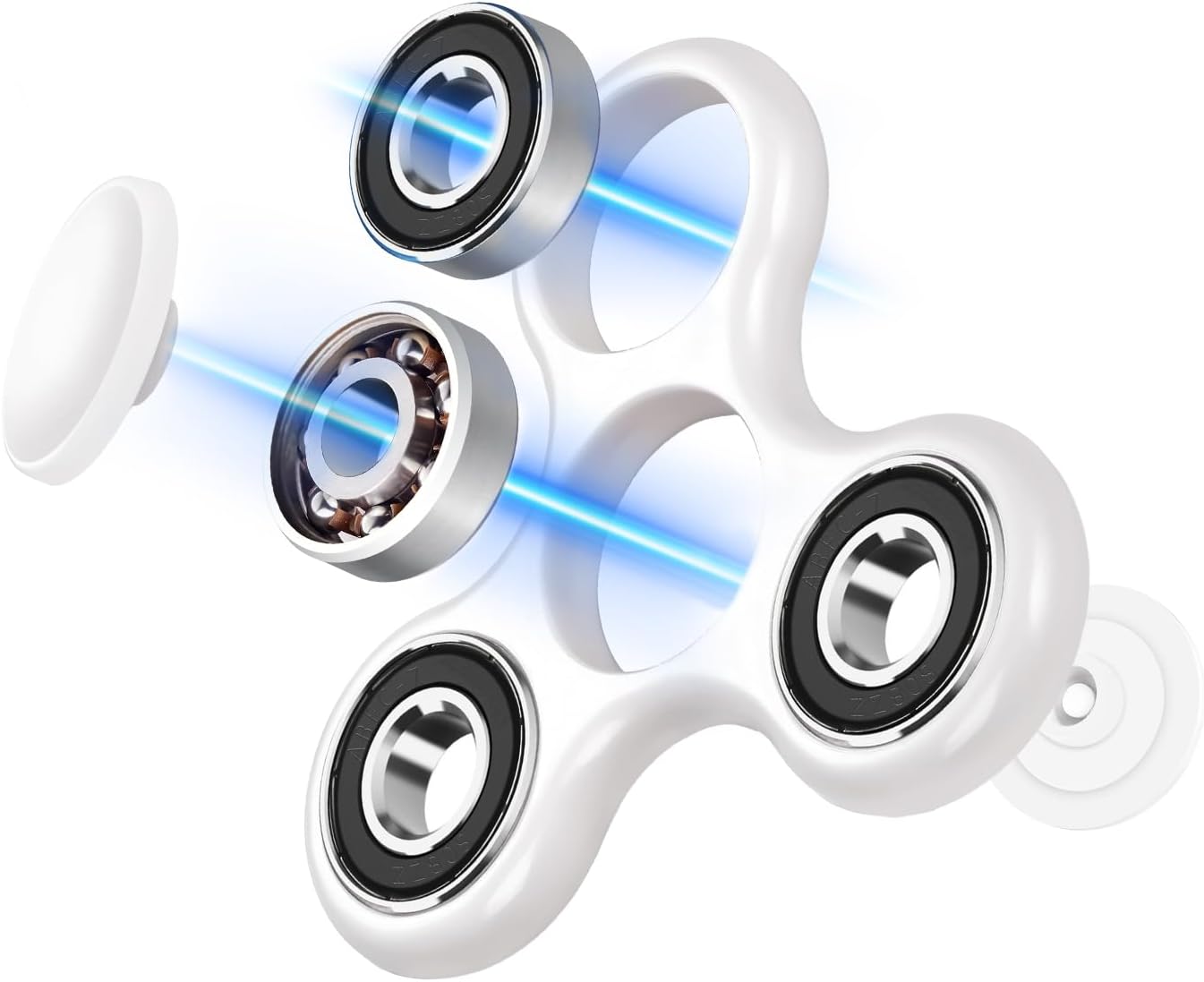 SCIONE Fidget Spinner Toy 1 Pack, Stress Anxiety Relief Sensory Fidget Toys for Kids Adults, Cool Fidget Spinners for ADHD Autism Birthday Gifts Stocking Stuffers Classroom Prizes for Boys Girls