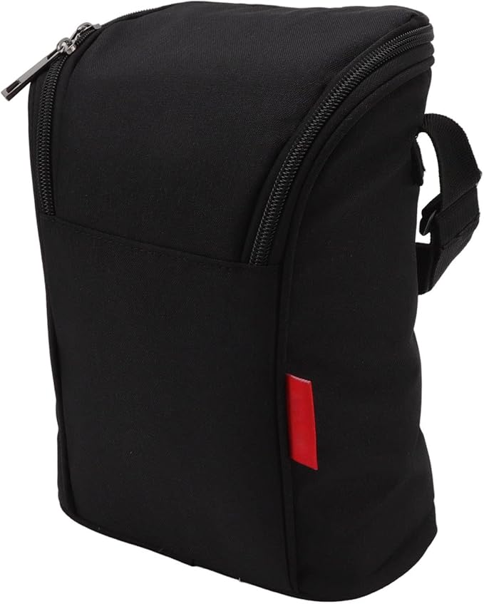 Insulated Baby Bottle Bag, Baby Bottle Holder Extra Storage, and, Easy to Carry, Travel Accessory, Keeps Bottles Warm or Cooler (Black)