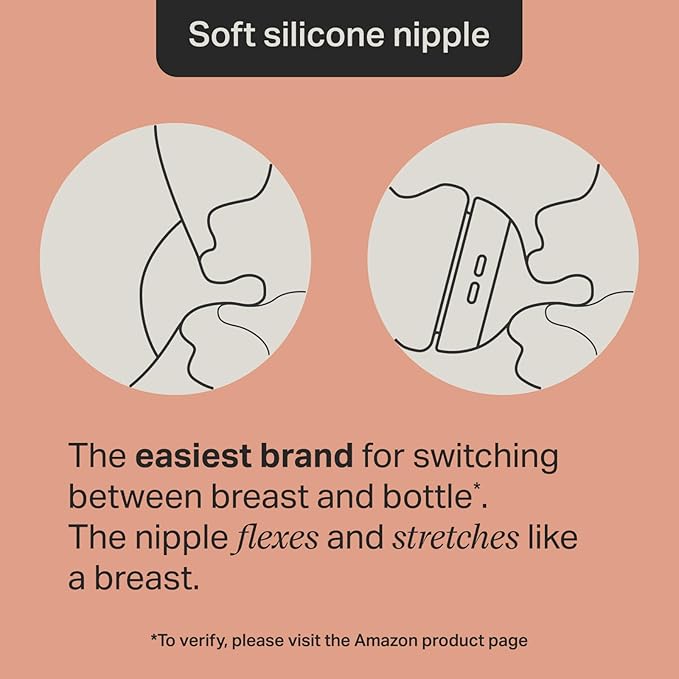 Tommee Tippee Natural Start 8 Piece BPA Free Bottle Set, Includes 2 x 5 oz & 2 x 9 oz Bottles, 1 x Medium Flow Nipple, 1 x 0-6m Pacifier, 1 x Removable Bottle Handle, 1 x Cleaning Brush, Pink