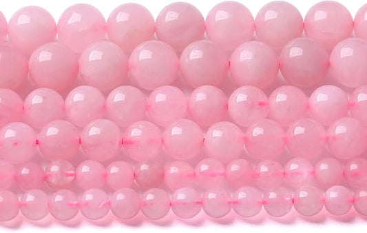 12MM 32PCS Natural Stone Brazilian Rose Quartz Crystal Beads for Jewelry Making DIY Bracelet