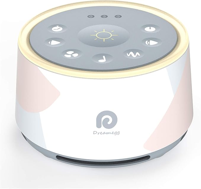 Dreamegg D1 Pro White Noise Sound Machine, 3-in-1 Baby Soother Sound Machine Separate Night Light, 29 HiFi Sounds, Noise Machine for Sleeping & Relaxation for Adults Baby Registry Gift (D1 Upgraded)
