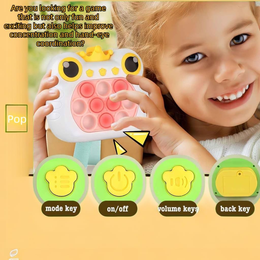 Fast Push Game,Push Game Fidget Toys,Handheld Game Console for Kids,4 Modes Games,That Exercises Reaction Ability and Improves Concentration | Gift Ideas for Kids